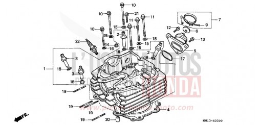CULASSE XR600RP de 1993